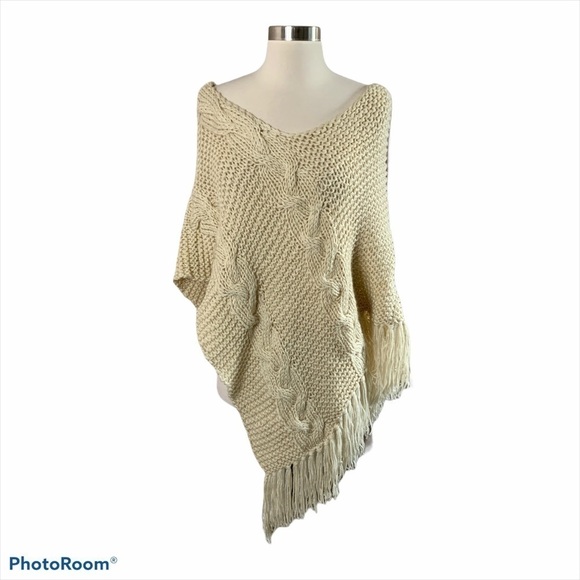 White House Black Market Poncho Shawl One Size - Picture 1 of 11